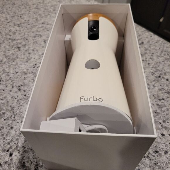 Furbo Dog Camera Treat Tossing, 1080P 2.4G Wifi only 2-Way Audio White - Picture 5 of 6